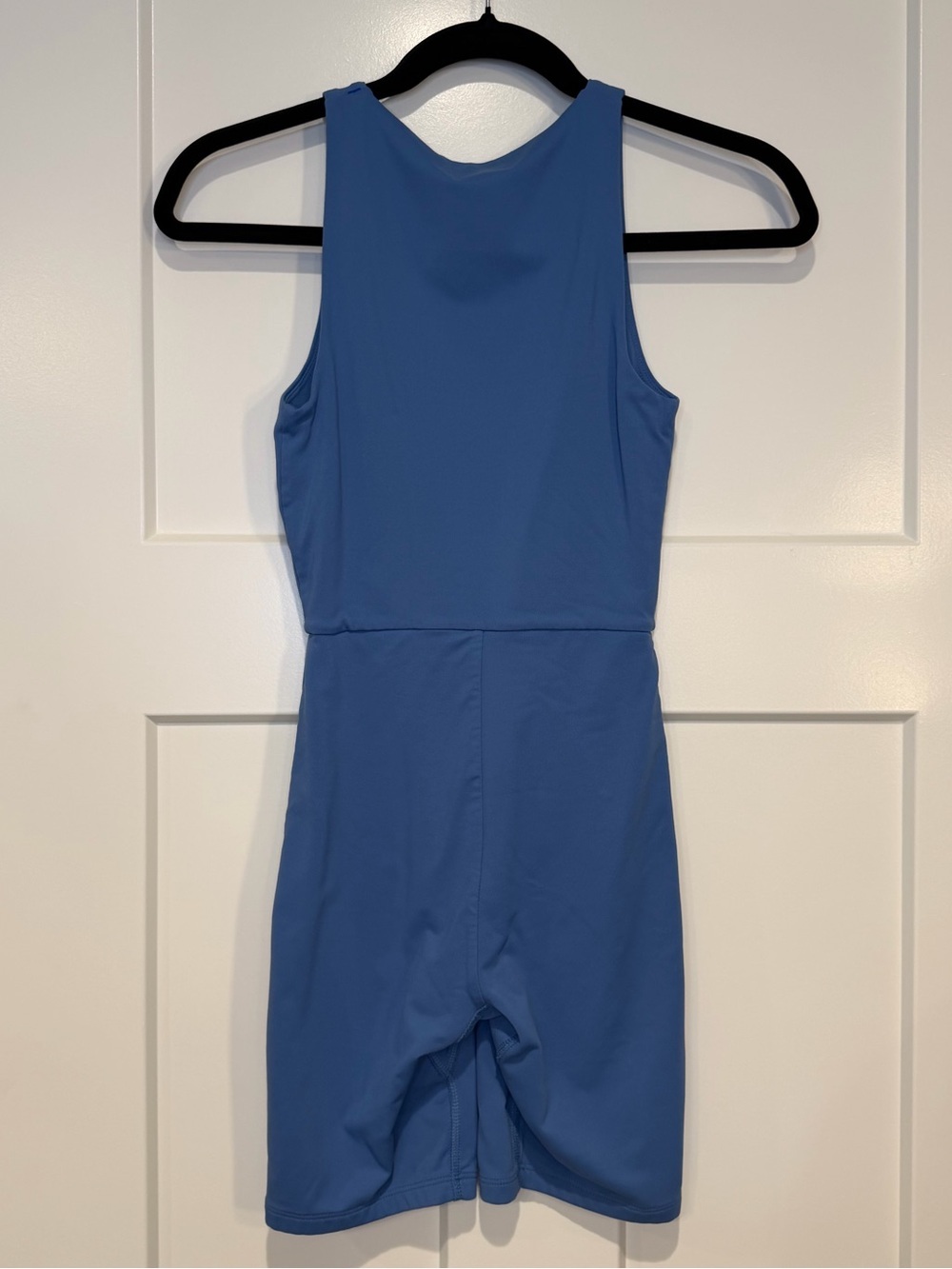 Aritzia Babaton Contour Blue V-Neck One-Piece Bodysuit Romper - Picture 3 of 4